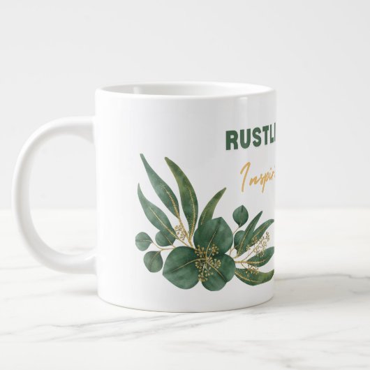 Taza Hojas Eucalipto Grote Koffiekop (Links)