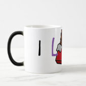 Taza I love Chocolate Magische Mok (Links)