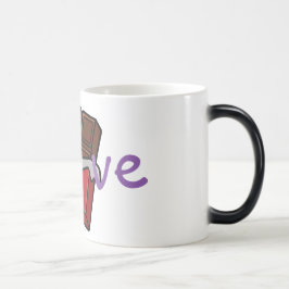 Taza I love Chocolate Magische Mok