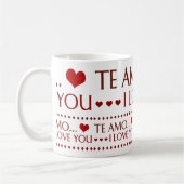 Taza - I Love You Koffiemok (Links)