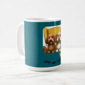 Taza Infantil “Amiguitas Peludas” Koffiemok (Voorkant links)