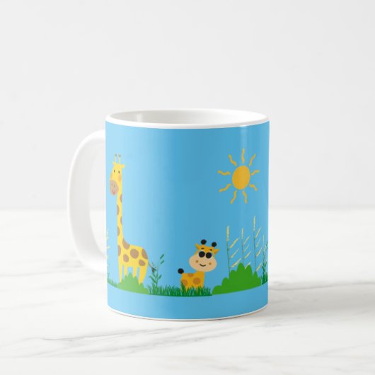 Taza Infantil Diseño Jirafa  Koffiemok (Voorkant links)