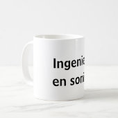Taza ingeniero en sonido koffiemok (Voorkant links)