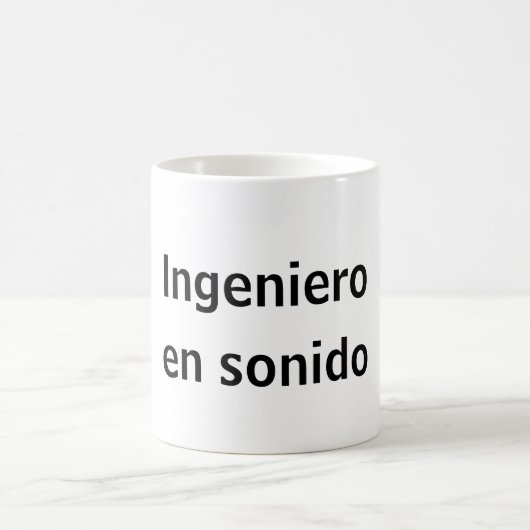 Taza ingeniero en sonido koffiemok (Center)
