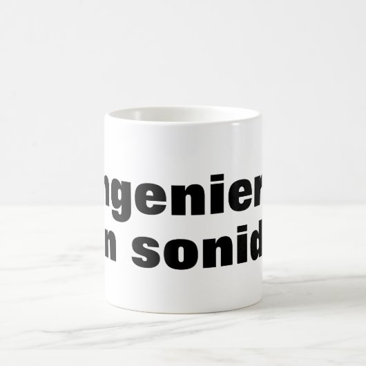 Taza ingeniero en sonido koffiemok (Center)