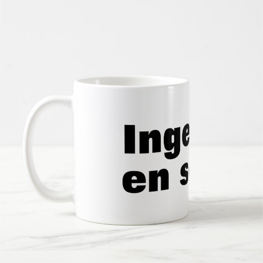Taza ingeniero en sonido koffiemok (Links)