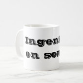 Taza ingeniero en sonido koffiemok (Voorkant links)
