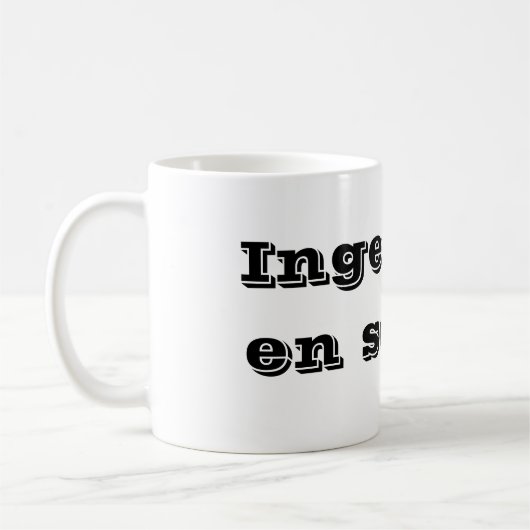 Taza ingeniero en sonido koffiemok (Links)