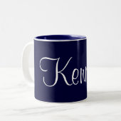Taza,jarra con nombre,Kenneth Tweekleurige Koffiemok (Voorkant links)