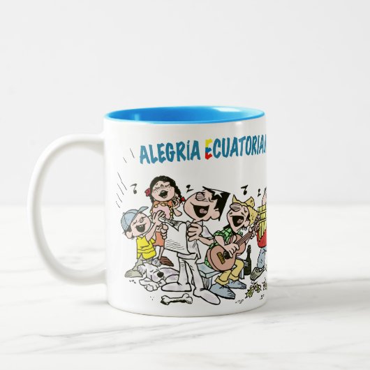 Taza JP y amigos Tweekleurige Koffiemok (Links)