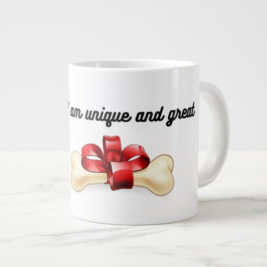 Taza jumbo gigante grote koffiekop (Voorkant rechts)