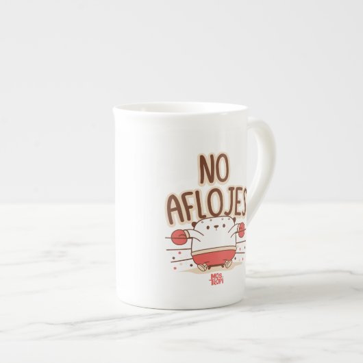 Taza Jumbo│No aflojes Porselein Kop (Voorkant rechts)