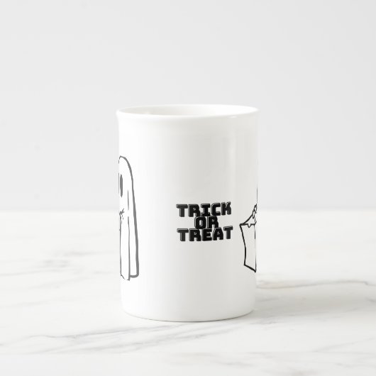 Taza Jumbo     TRICK OR TREAT   Porselein Kop (Voorkant)