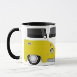 Taza Kombi Amarilla Retro – Furgoneta Vintage Esti Mok