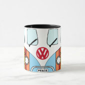 Taza Kombi Arcoíris Peace – Diseño Hippie Psicodél Mok (Midden)