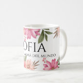 Taza la mejor mamá del mundo koffiemok (Voorkant rechts)