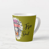 Taza Lady Géminis – Energía dual Latte Mok (Rechterhoek)