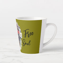 Taza Lady Géminis – Energía dual Latte Mok