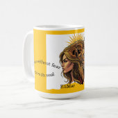 Taza Lady Leo León Zodíaco Koffiemok (Voorkant links)