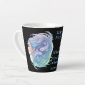 Taza Lady Piscis – Mística en cada sorbo Latte Mok (Linkerhoek)