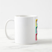 Taza "Las Preguntas de Lu Pop-Art" Koffiemok (Links)