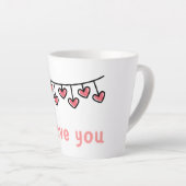 Taza Latte Suspiros Colección Con Mucho Amor ❤️  Mok (Rechterhoek)