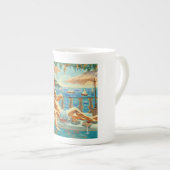 Taza lgbt summer porselein kop (Voorkant rechts)