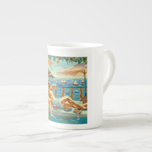 Taza lgbt summer porselein kop (Voorkant rechts)