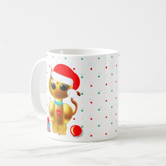 taza linda de navidad koffiemok (Voorkant links)