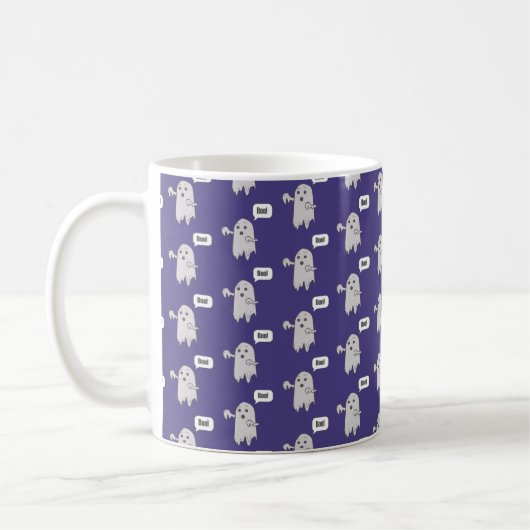 Taza little ghost koffiemok (Links)