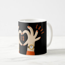 Taza Love is Love Koffiemok