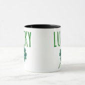 Taza Lucky Clover St Patricks Day Mok (Midden)