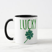 Taza Lucky Clover St Patricks Day Mok (Links)