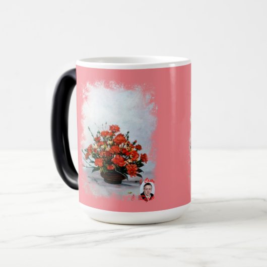 Taza Mágica Bodegón de flores Magische Mok (Voorkant links)