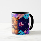 taza magica con motivo capybara mok (Voorkant rechts)