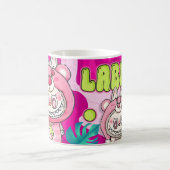 taza magica con motivo labubu magische mok (Center)