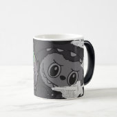 taza magica con motivo labubu magische mok (Voorkant rechts)