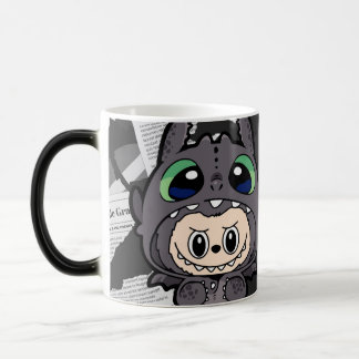 taza magica con motivo labubu magische mok