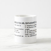 Taza mandamientos medicina koffiemok (Center)