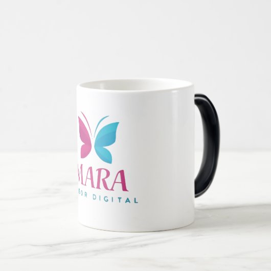 Taza Mara Digital Magische Mok (Voorkant rechts)