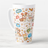 Taza mascota adorable latte mok (Linkerhoek)