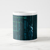 Taza matrix hacker computers  programmer 3 grote koffiekop (Voorkant)