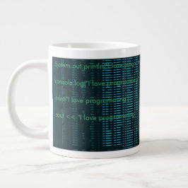 Taza matrix hacker computers programmer 3 grote koffiekop