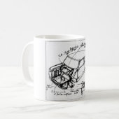 taza mini esbozo clásico koffiemok (Voorkant links)