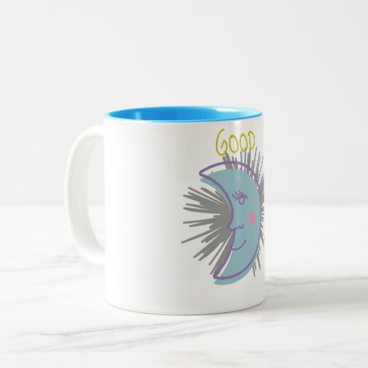 Taza Moon Good Night Tweekleurige Koffiemok (Voorkant links)