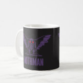 Taza mothman vector arte koffiemok (Voorkant links)