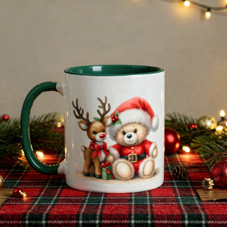 Taza navideña con un adorable osito Taza Mok