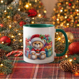 Taza navideña con un adorable osito Taza Mok