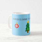 Taza Navideña Koffiemok (Voorkant links)