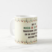 Taza navideña vintage koffiemok (Voorkant links)